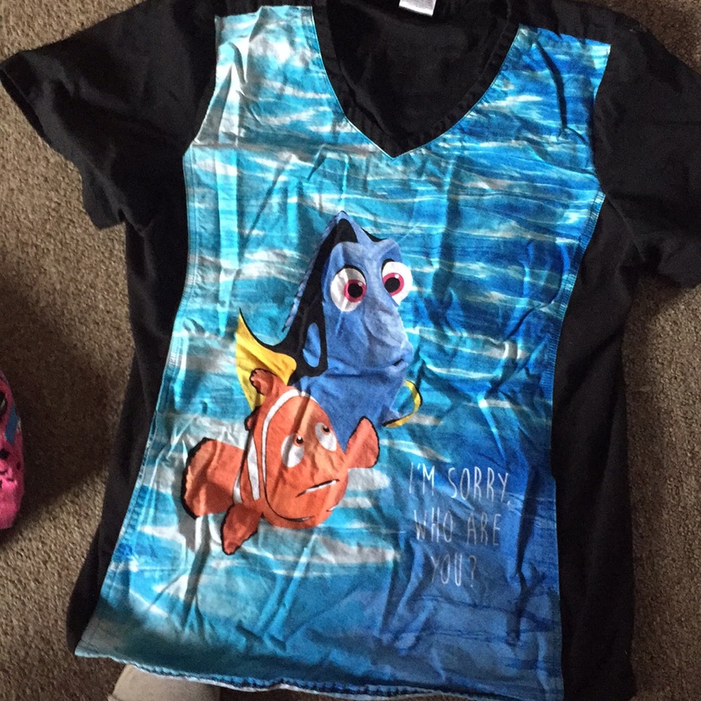 Disney Pixar large Nemo scrub top